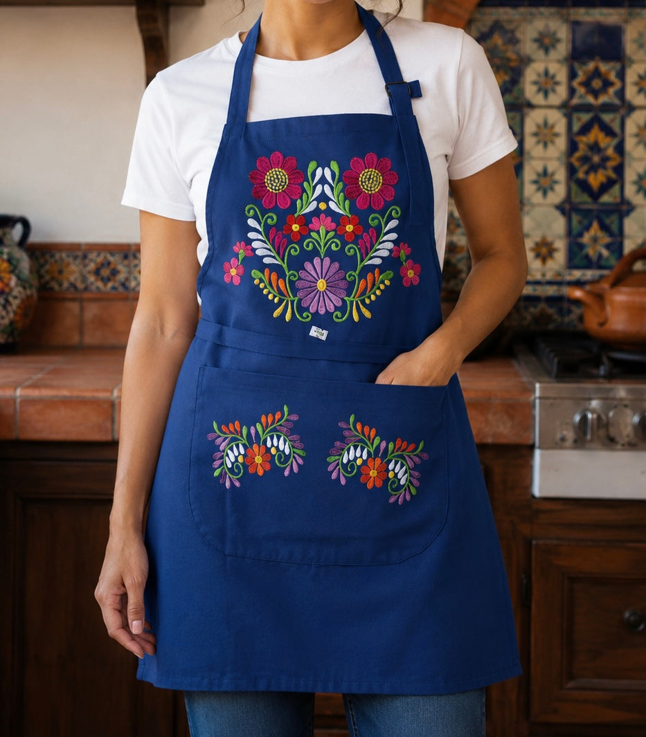 Mexican Artisanal Embroidered Apron