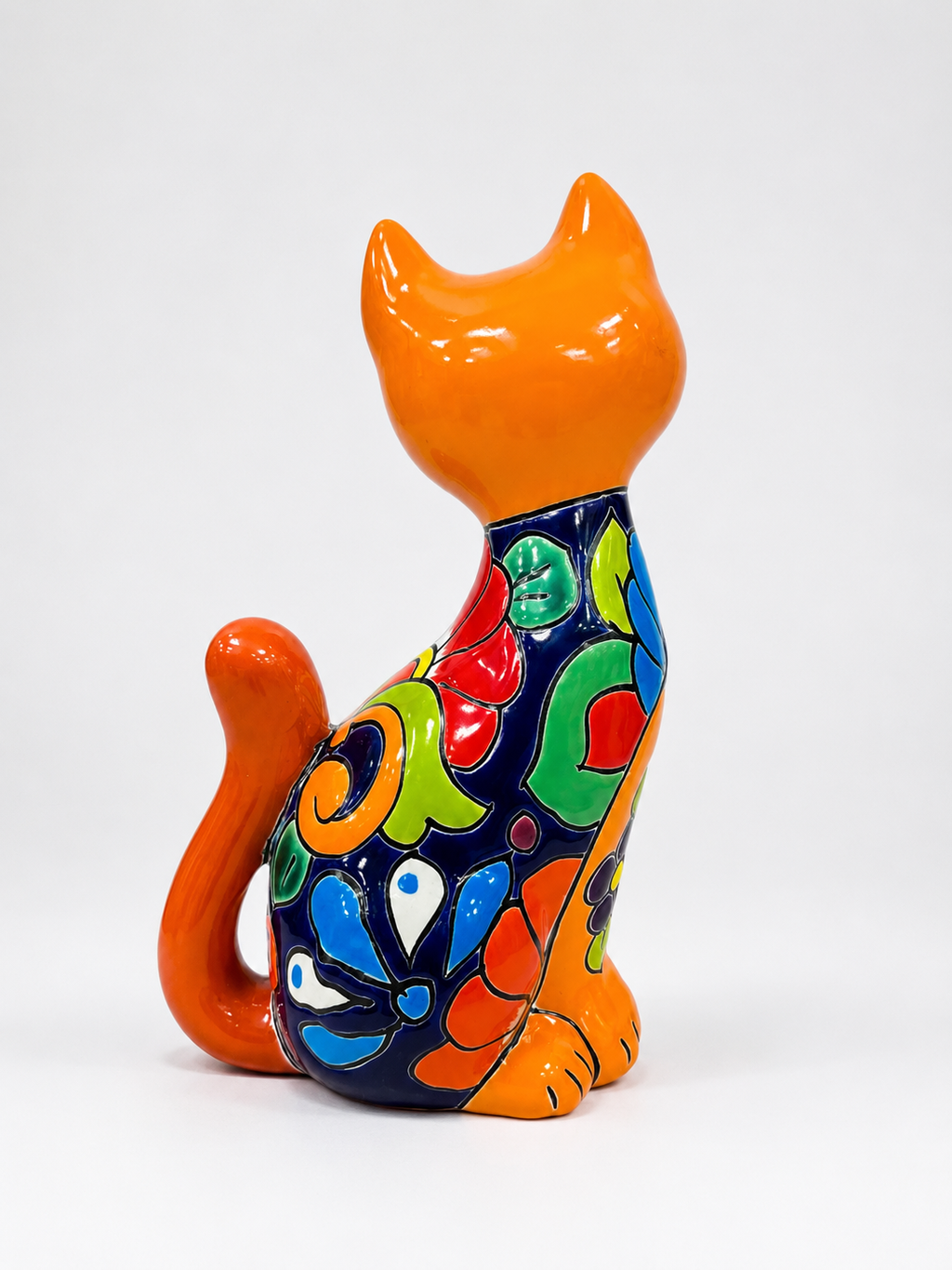 Talavera Cat Figure