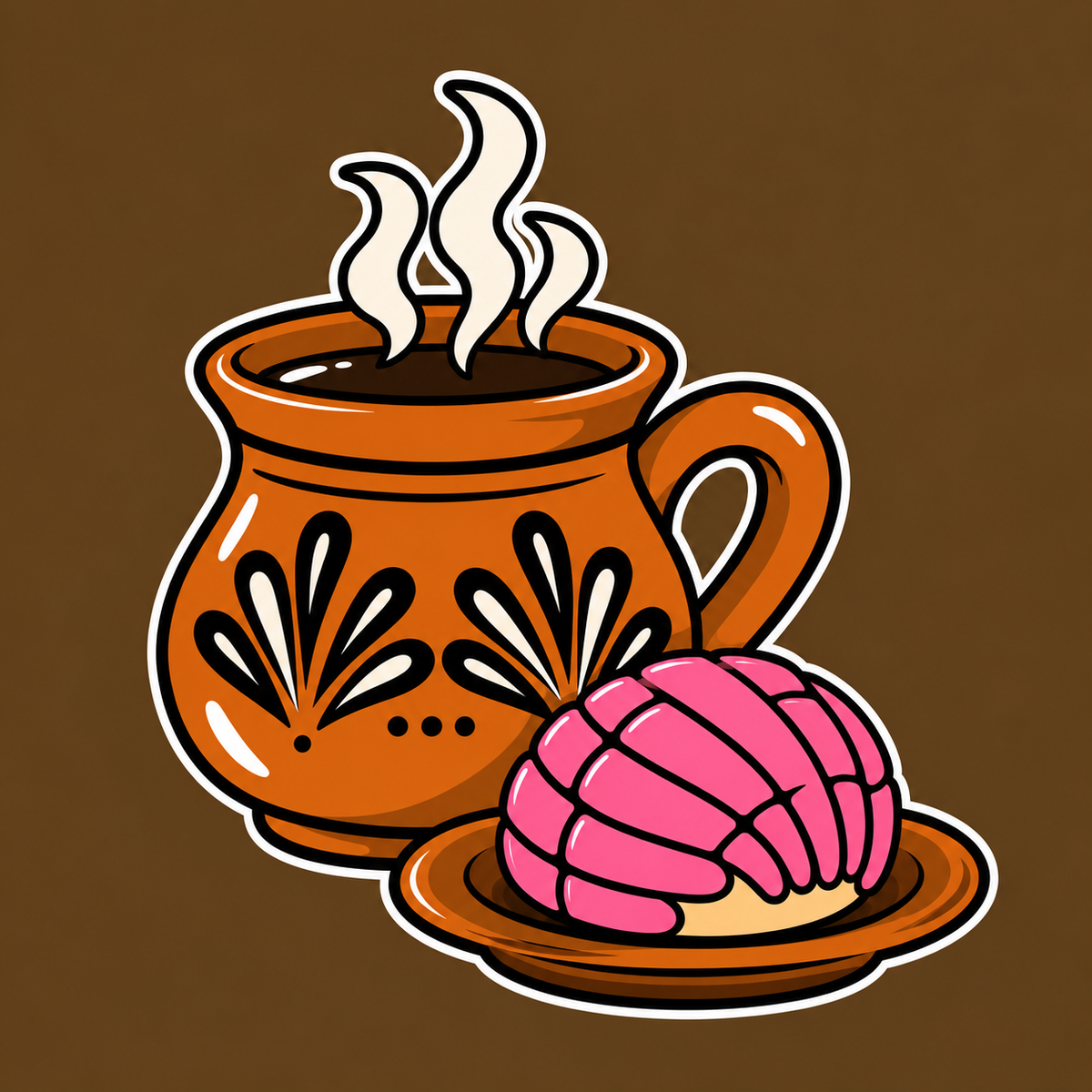 El Cafecito - Duck Brown Unisex Sweater