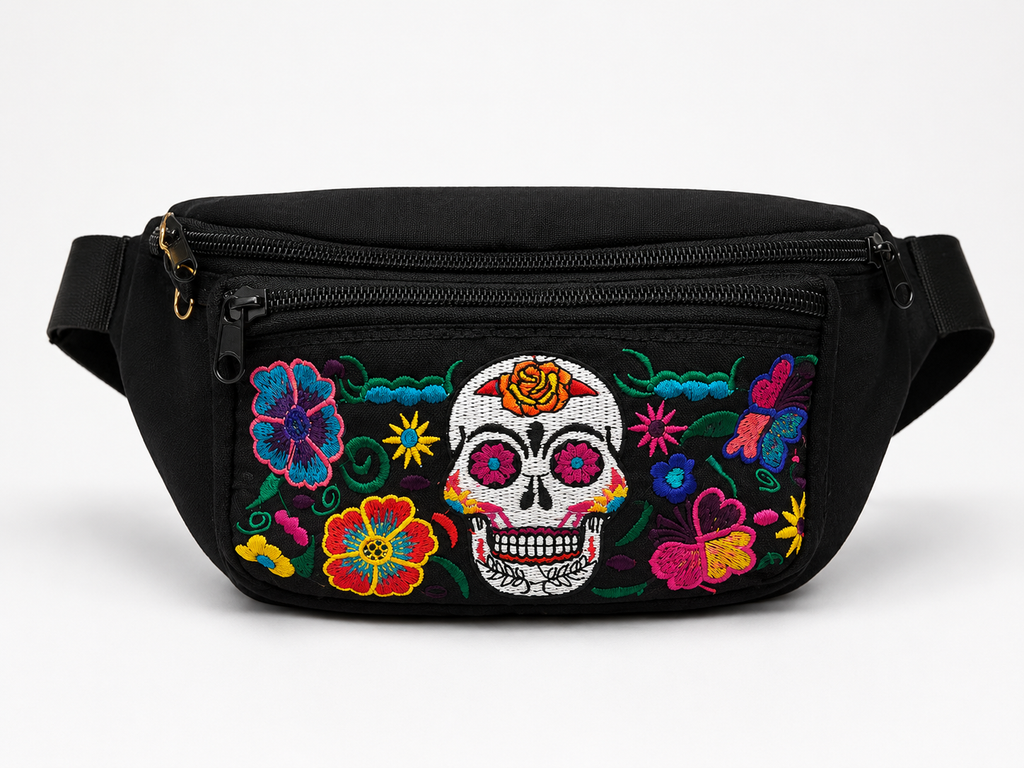 Sugar Skull Fanny Pack