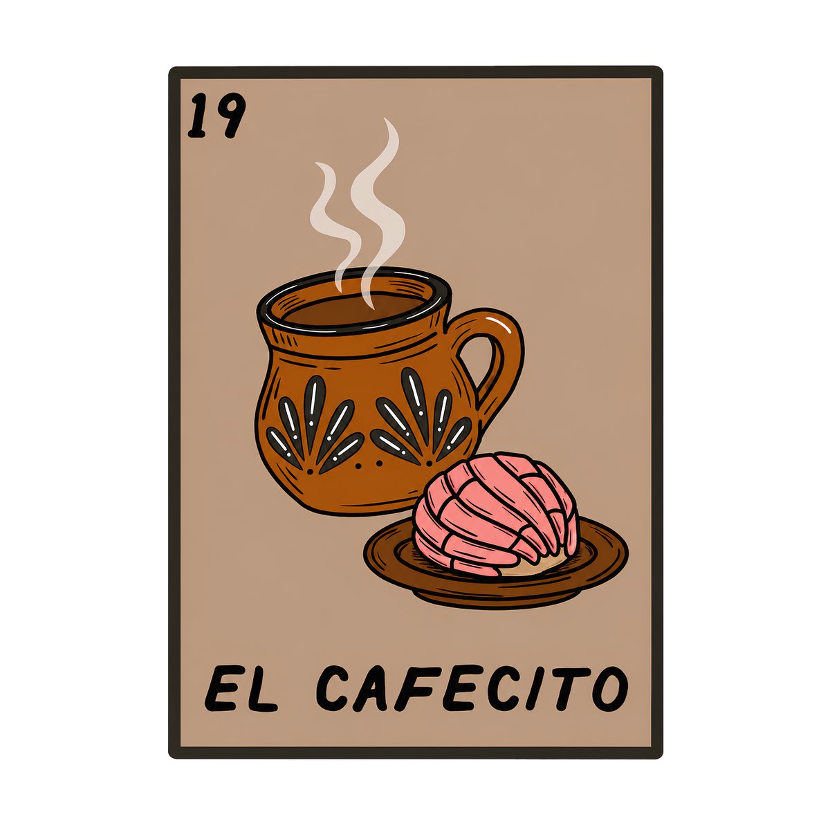 El Cafecito - Brown Unisex T-Shirt