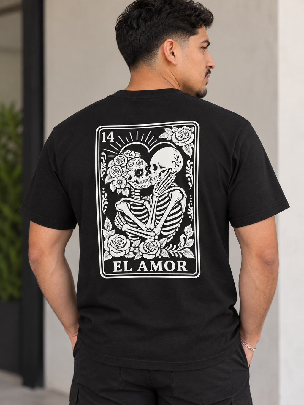 El Amor - Black Unisex T-Shirt