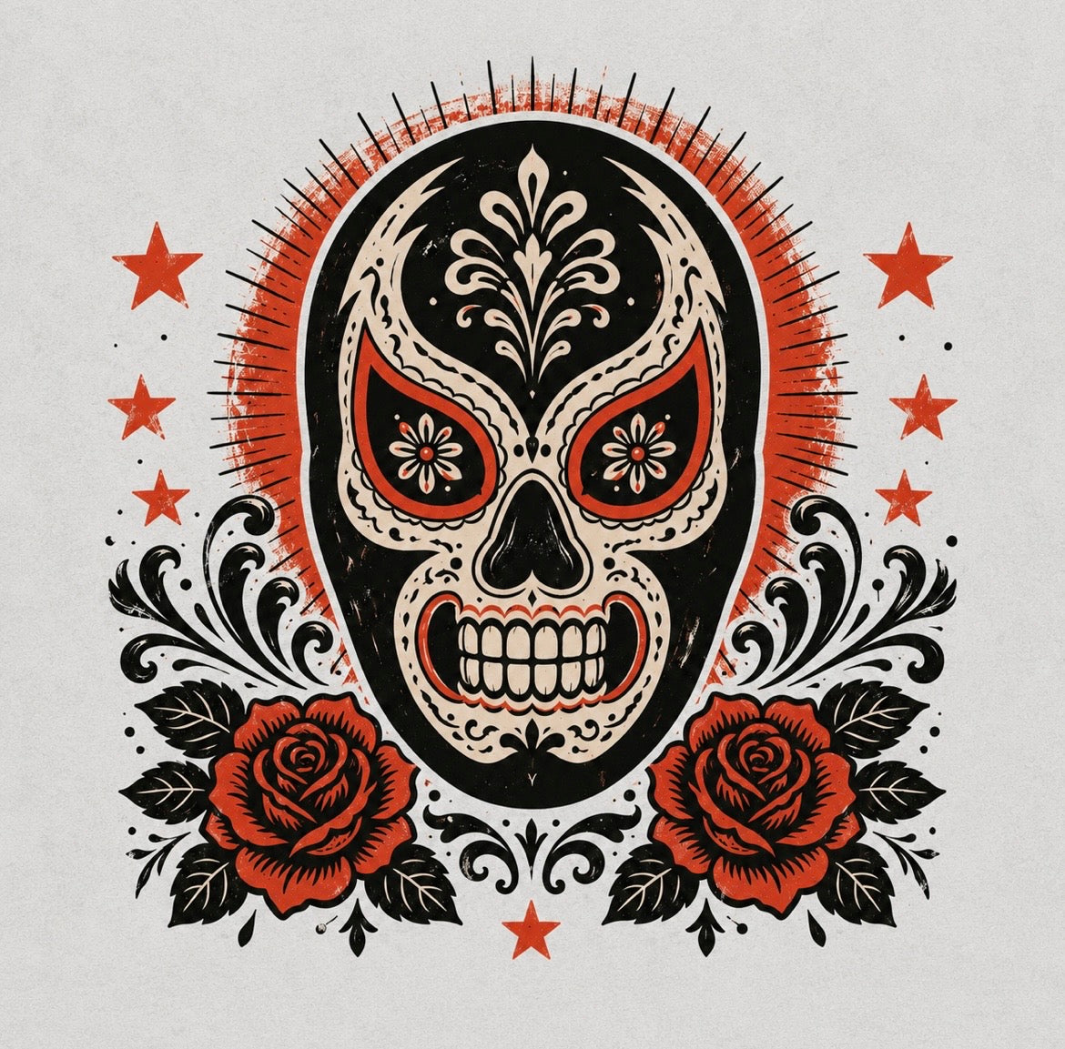 El Luchador - Dia De Muertos Original Unisex T-Shirt