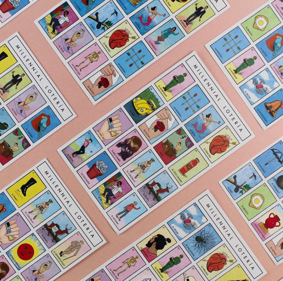 Millennial Loteria: Fiesta Edition (Family Friendly)