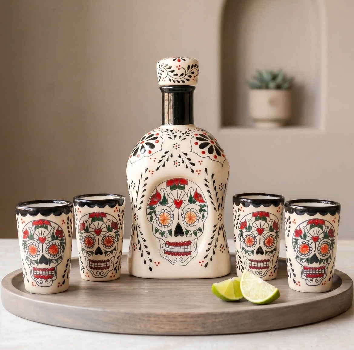 Catrina - Tequila/Mezcal Decanter Set