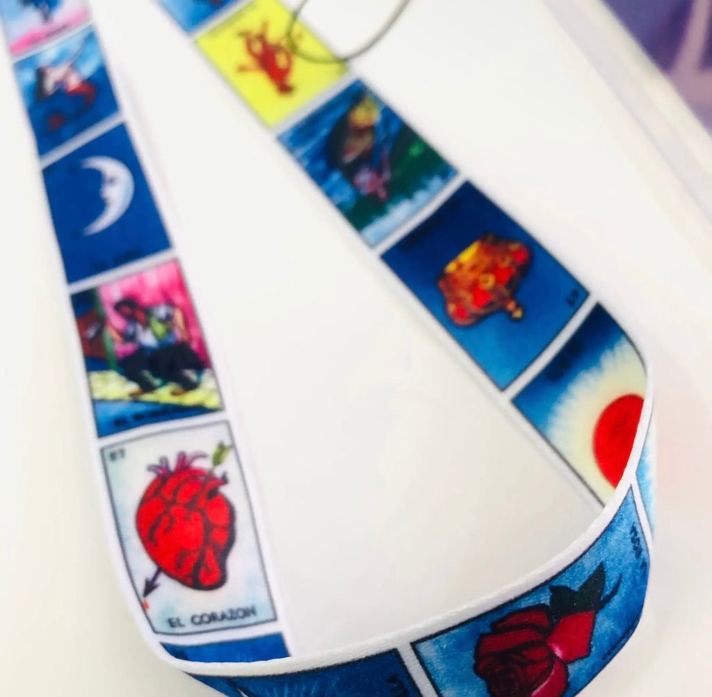 Mexican Bingo Loteria Lanyard