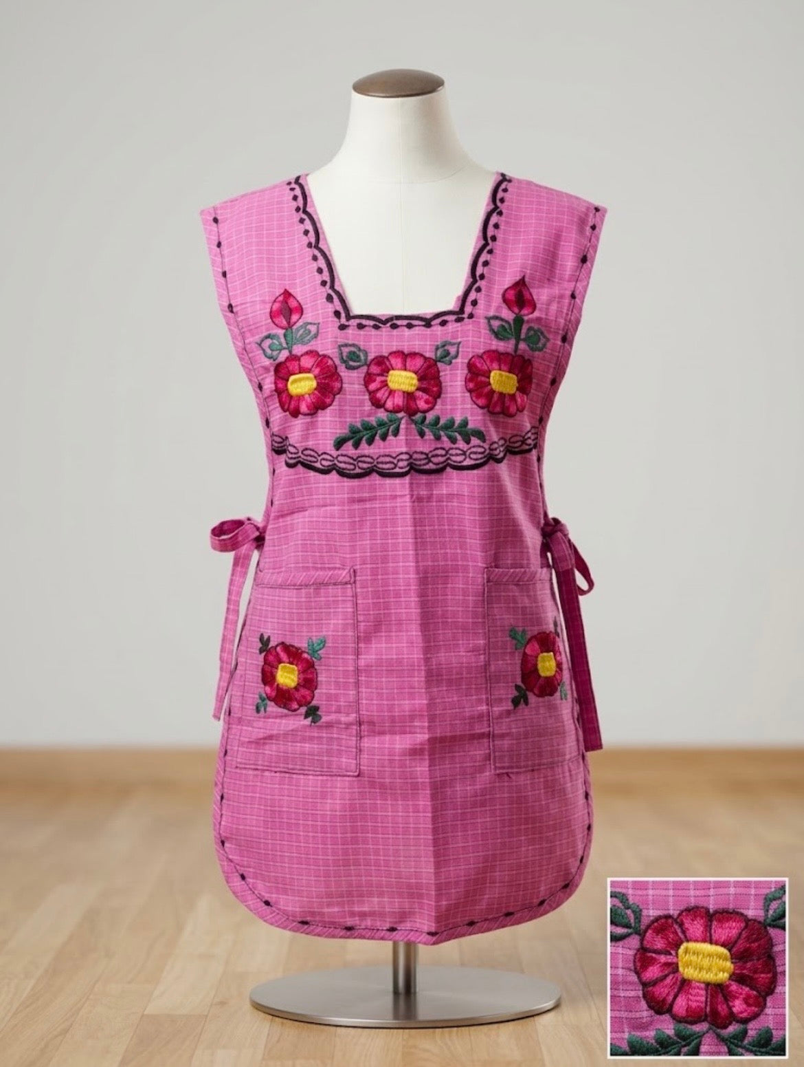 Traditional Mexican Embroidered Apron