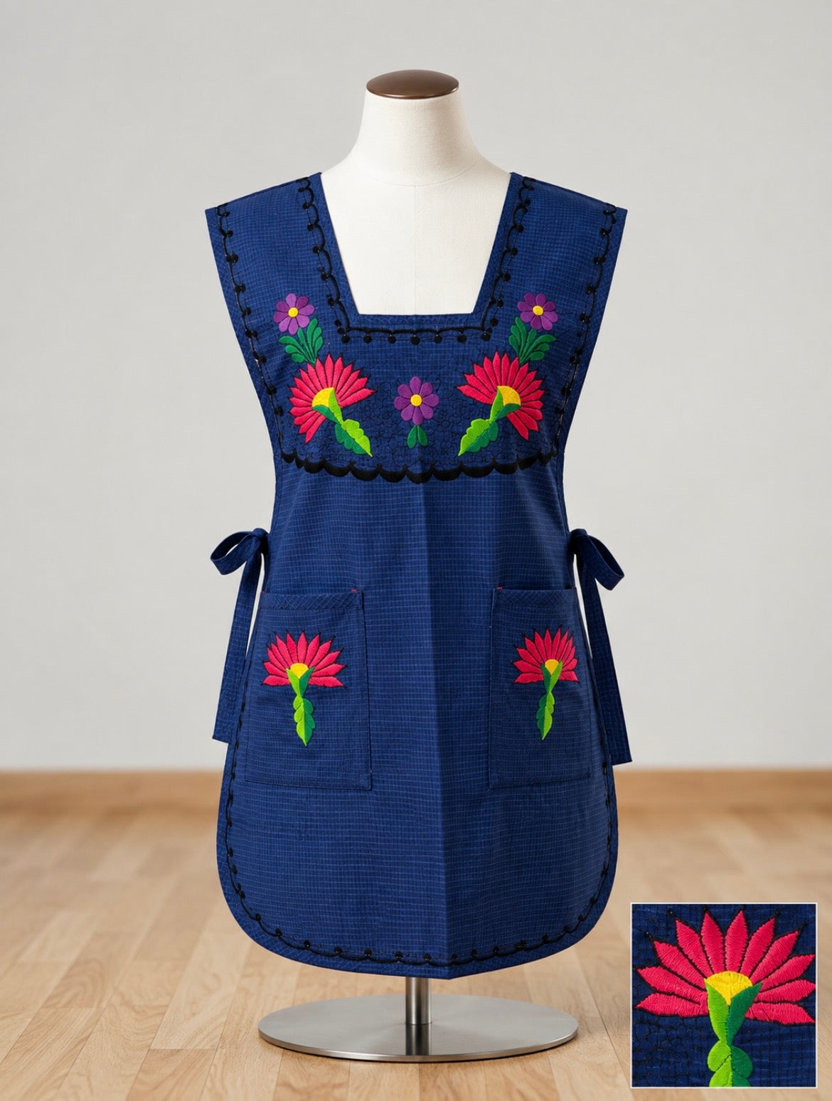 Traditional Mexican Embroidered Apron