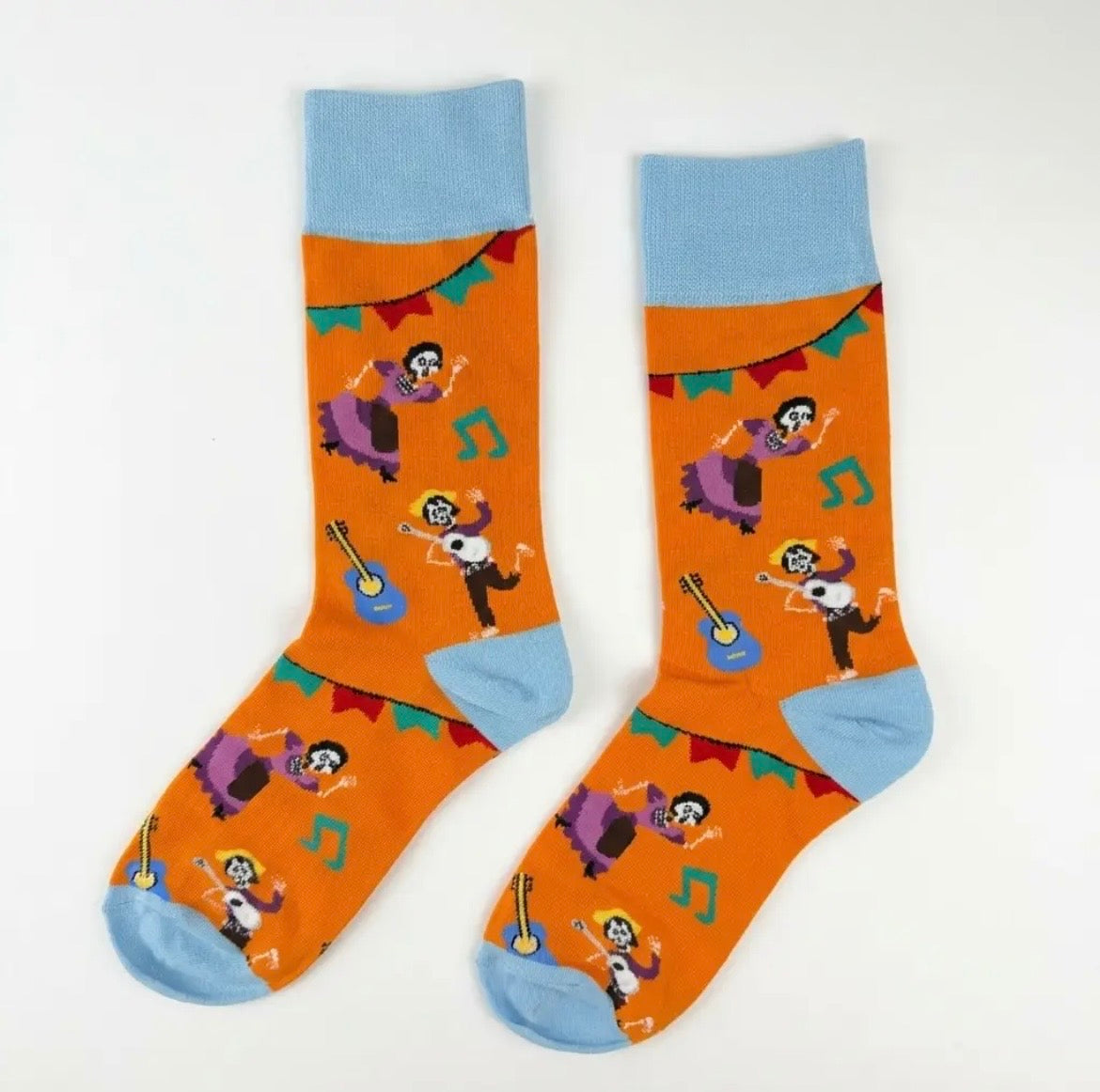 Day of the Dead Dancing Skeleton Socks