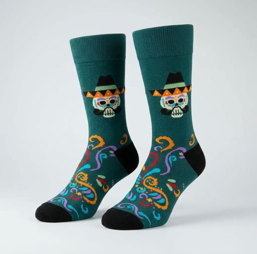 Day of the Dead Sugar Skull Socks