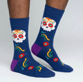 Sugar Skull Floral Socks